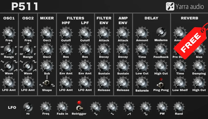The P511 synthesizer interface